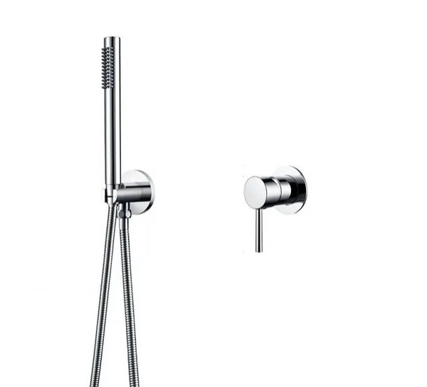 Sleek Bathtub Shower Mixer Chrome