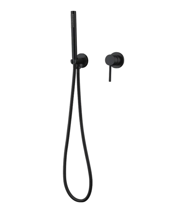 Sleek Bathtub Shower Mixer Black
