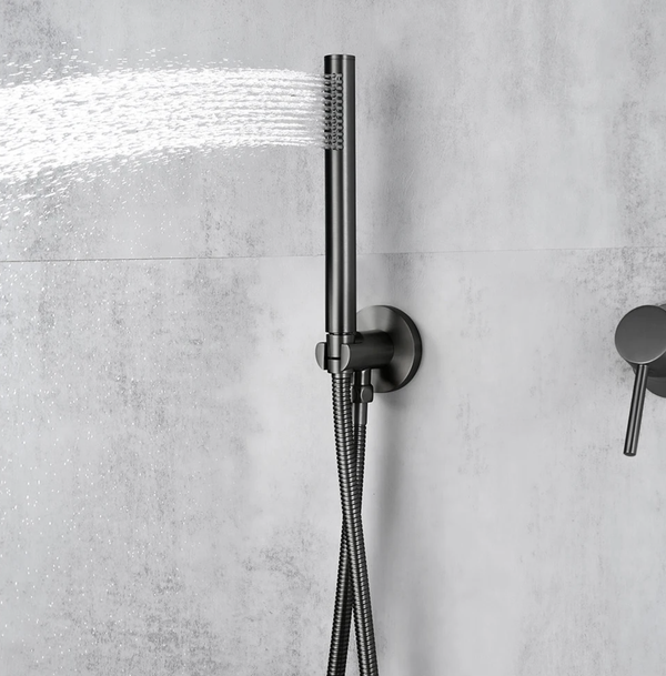 Sleek Bathtub Shower Mixer Gunmetal
