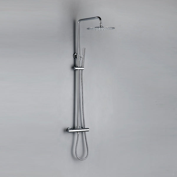 Thermostatic Rain Shower Mixer Chrome