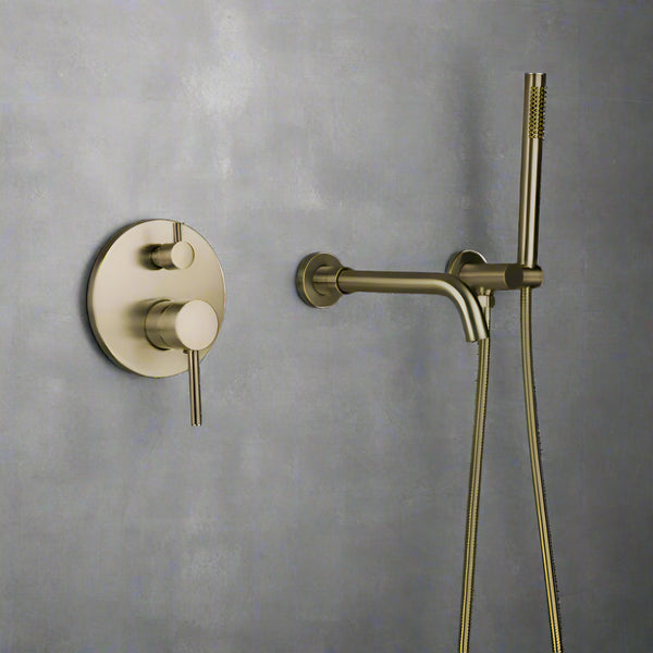 Signature Concealed Shower Set Brushed Gold