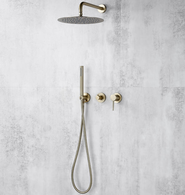 Minimalist Embedded Shower Mixer